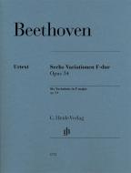 6 Variazioni in fa maggiore op. 34 