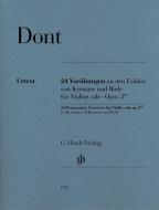 24 Esercizi preliminari per gli Studi di Kreutzer/Rode op. 37 