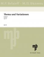 Thema und Variationen fis-Moll op. 72 Download