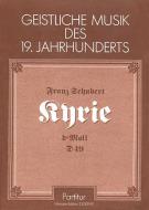 Kyrie für eine Messe in d-Moll D49 