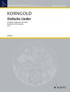 Einfache Lieder op. 9 Download