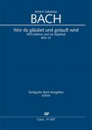 Wer da gläubet und getauft wird Standard