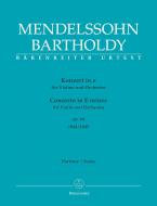 Concerto in mi minore op. 64 per violino e orchestra Standard