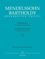 Concerto in mi minore op. 64 per violino e orchestra Standard