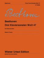 Tre Sonate per pianoforte WoO 47 