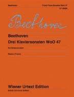Tre Sonate per pianoforte WoO 47 