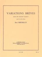 Variations Breves Sur Un Chant Scout 