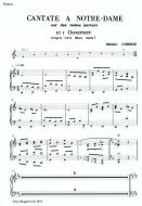 Cantate A Notre-Dame PJ340 