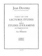 21 Lectures-Etudes et 9 Etudes D Examens avec changements de tons 