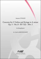 Concerto for 2 Violins and Strings in A minor Op. 3 No. 8 RV 522 Mvt. I 