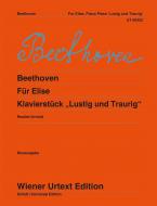 Per l'Elise in la minore WoO 59 e il pezzo per pianoforte 'Lustig - Traurig' 