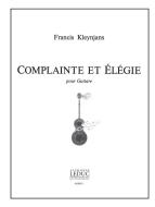 Complainte et Elegie 