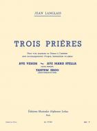 3 Prieres No.1: Ave Verum 