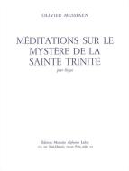 Meditations Sur Le Mystere De La Sainte Trinite 
