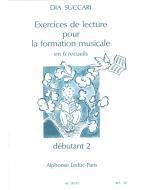 Exercices De Lecture Pour La Formation Musicale Vol. 2 Debutant 2 