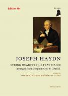 String quartet in E flat major 