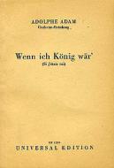 Wenn ich König wär' 