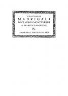 II quarto libro de Madrigali 4 