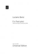 E si fussi pisci 