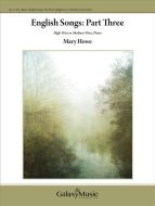English Songs, Part III 