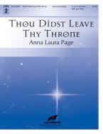 Thou Didst Leave Thy Throne 