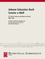 Sonata E minor BWV 1034 Standard