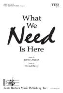 What We Need Is Here 