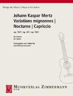 Variations mignonnes / Nocturne / Capriccio op. 13/7 / op. 4/1 / op. 13/3 Standard
