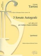 3 Sonate autografe 