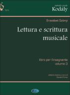 Lettura E Scrittura Musicale: Libro Per L'Insegnante Vol. 3 