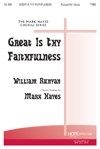 Great is Thy Faithfulness 