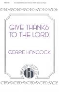 Give Thanks To The Lord 