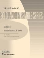 Menuett for C Flute and Piano (Grade 1, 5) 