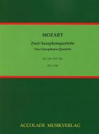 2 Saxophone Quartets K. 159 & 160 