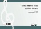 36 easy preludes for organ 