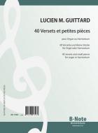 40 easy versets and small pieces for organ or harmonium 