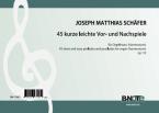 45 short and easy preludes and postludes for organ (harmonium) op.10 