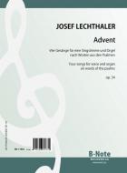 Advent - Four songs for voice and organ op.34 