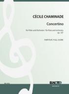 Concertino for flute and orchestra op.107 (full score) 