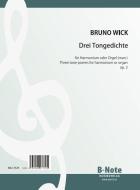 Three tone poems for harmonium or organ (man.) op.2 