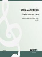 Etude concertante for organ or pedal piano op.88 