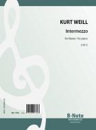 Intermezzo for piano (1917) 