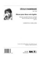 Mass for two female voices and organ (harmonium) op.167 (choral score) 