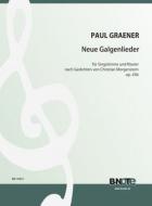 Neue Galgenlieder nach Morgenstern for voice and piano op.43b 