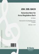 Note book for Anna Magdalena Bach for piano (harpsichord) 