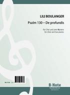 Psalm 130 - De profundis for choir and two pianos 