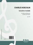 Sonatine modale for flute and clarinet op.155 