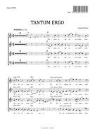 Tantum ergo for SATB choir and organ (choral score) 