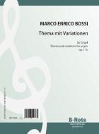 Theme and variations for organ op.115 