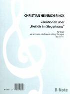 Variations on  'Heil dir im Siegerkranz' (God save the queen) für Orgel op.55/ 